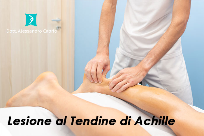 lesione al tendine di achille
